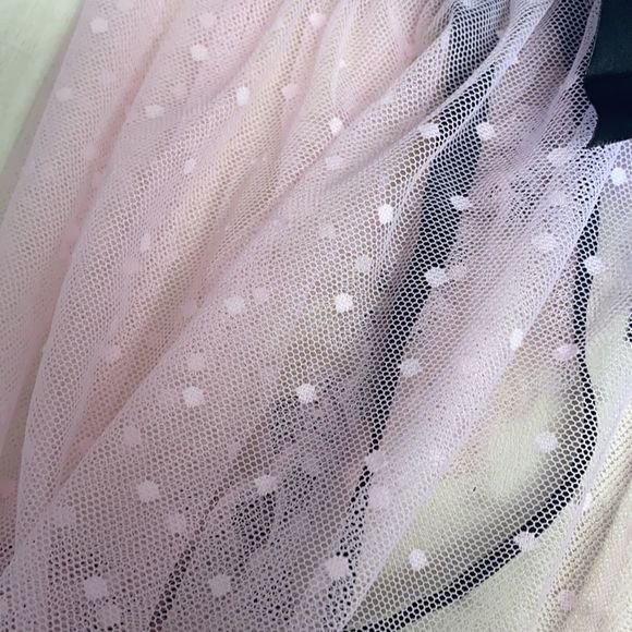 Plus Size Sexy Lingerie Lace Babydoll Nightgown with Underwire 2XL Bow Swiss Dot - Picture 11 of 12